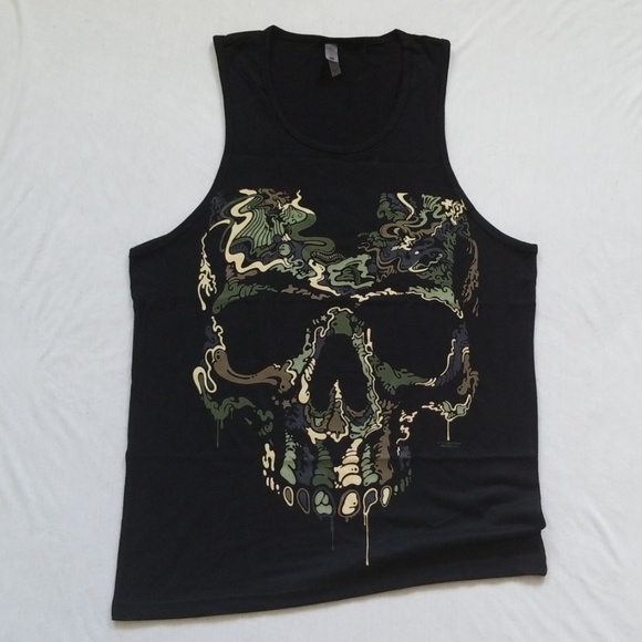 Next Level Apparel Other - BOGO Camo Skull Tank Top Men's Muscle Shirt NWOT